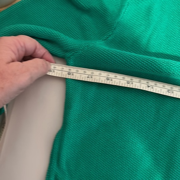 Chicos size 1 (8-10/M) green waffle knit sweater - Picture 8 of 8